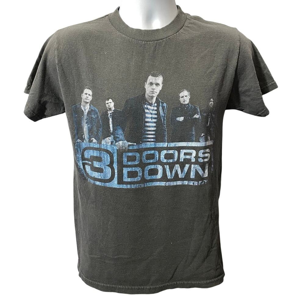 3 Doors Down 2010 Tour Gray Shirt Size Small
